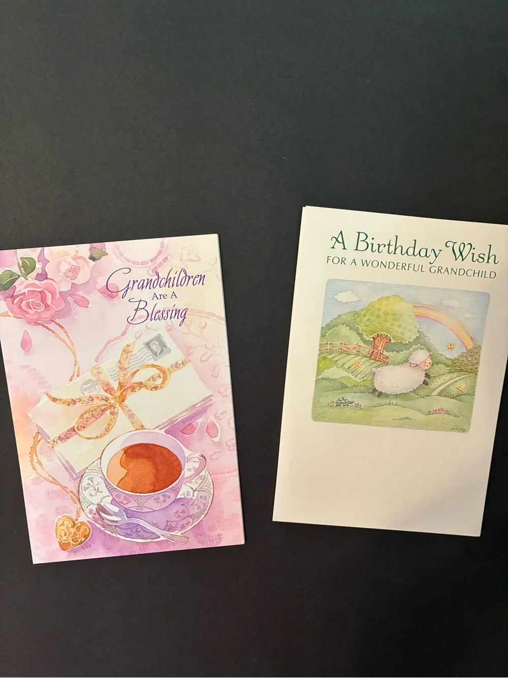 Grandchild Birthday cards set